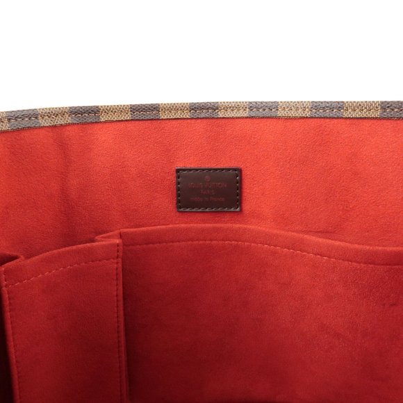 Sac Plat Damier Ebene Tote Bag Hand Bag - Picture 7 of 7